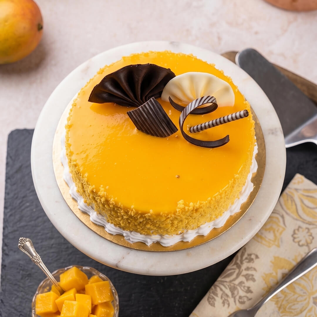 Creamy Tropical Mango Cake - 1/2kg