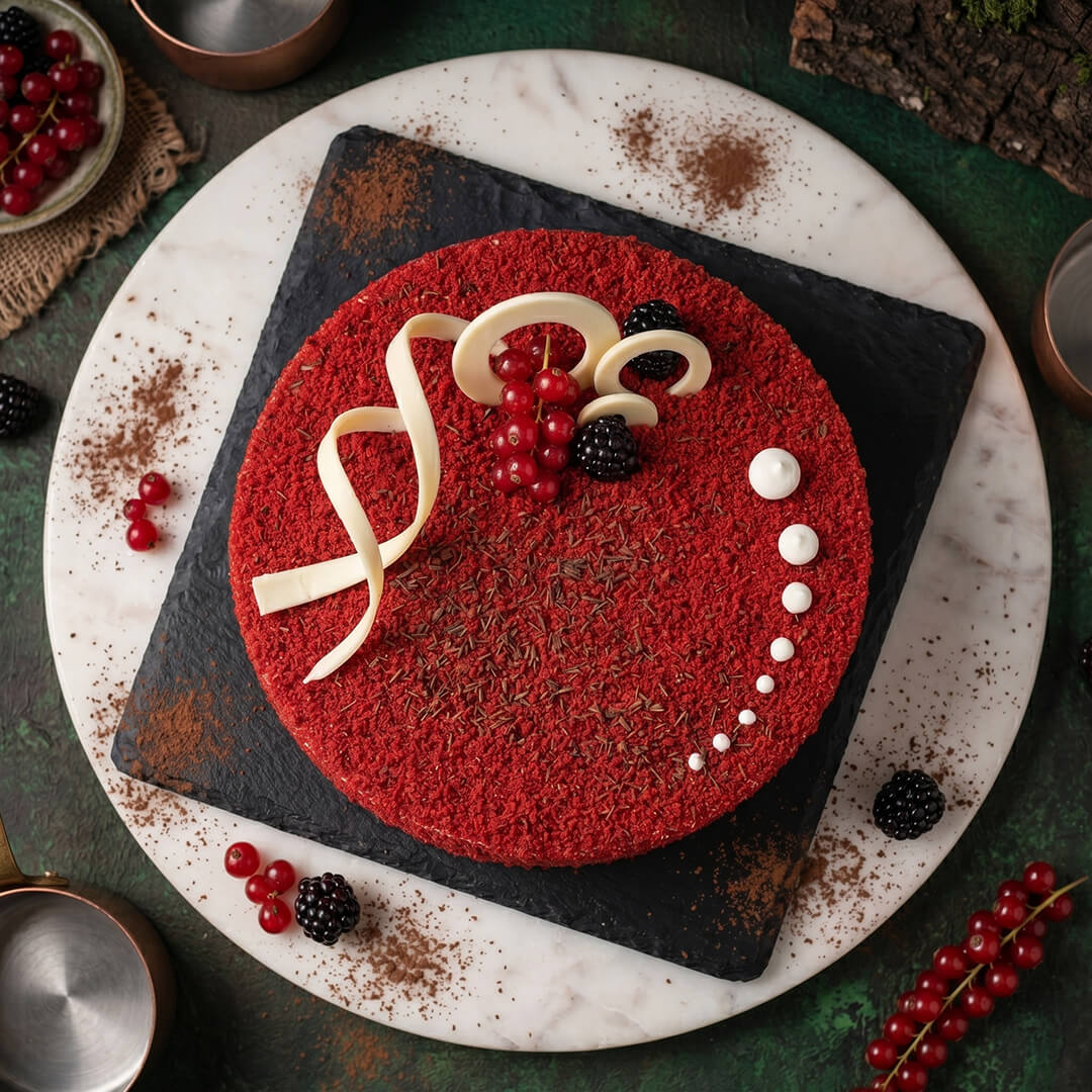 1/2 Kg Red Forest Celebration Cake