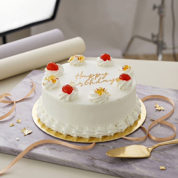 1/2 Kg Vanilla Fresh Cream Cake