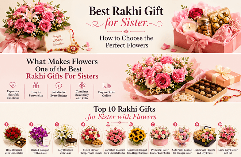 Best Rakhi Gift for Sister - How to Choose the Perfect Flowers