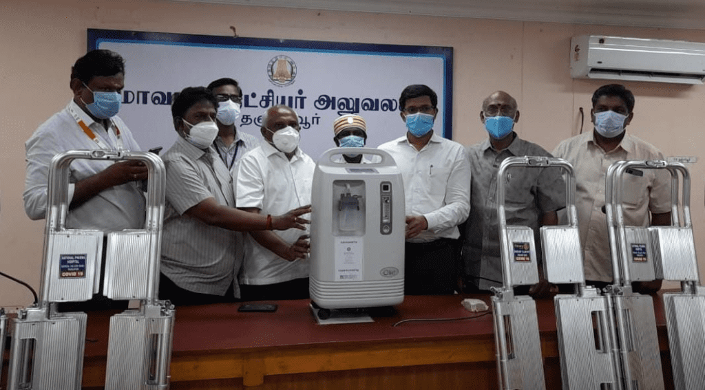 Oxygen Plant in Thanjavur Medical Mr.Ehiya to setup an Oxygen Plant in Thanjavur Medical College Hospital
