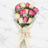 12 Stem Pastel Rose Bouquet