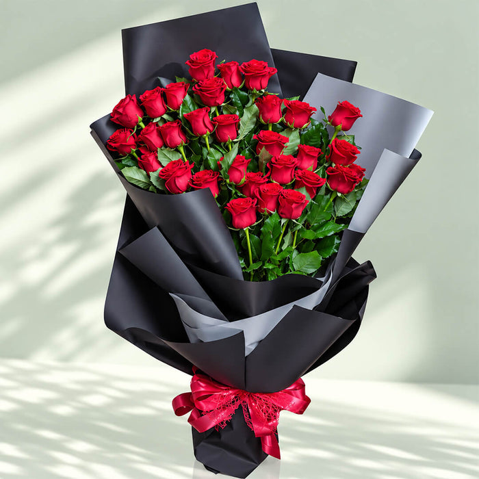 Bouquet of 30 Red Roses