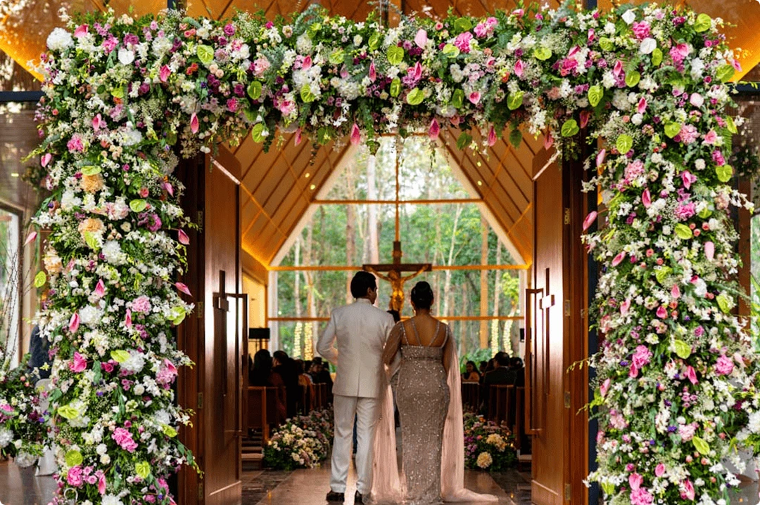 Wedding floral decor