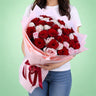 50 Red & Pink Rose Wrap