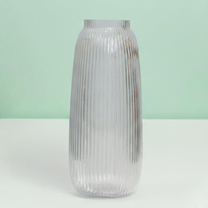 Tall Barrel Cylindrical Flower Vase