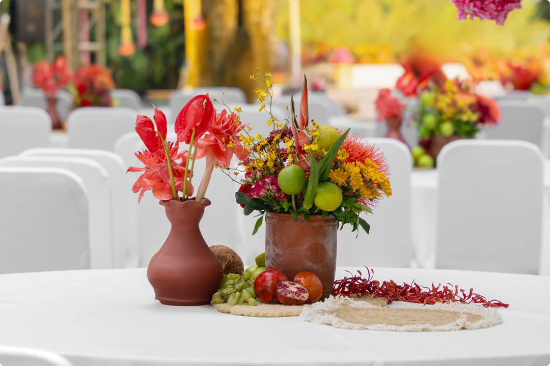 Wedding floral decor