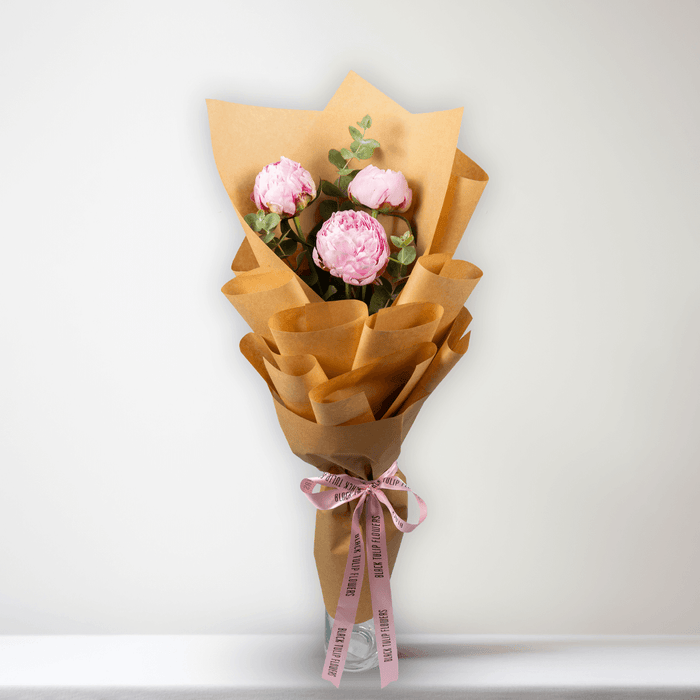 Blushing Peony Trio Bouquet