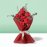 Bold Romance – 6 red rose bouquet