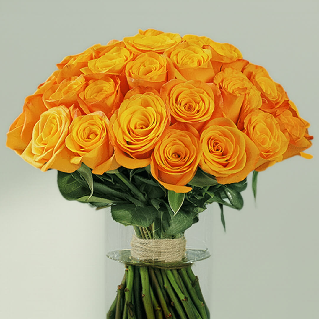 Bunch of Orange Roses - Image 2