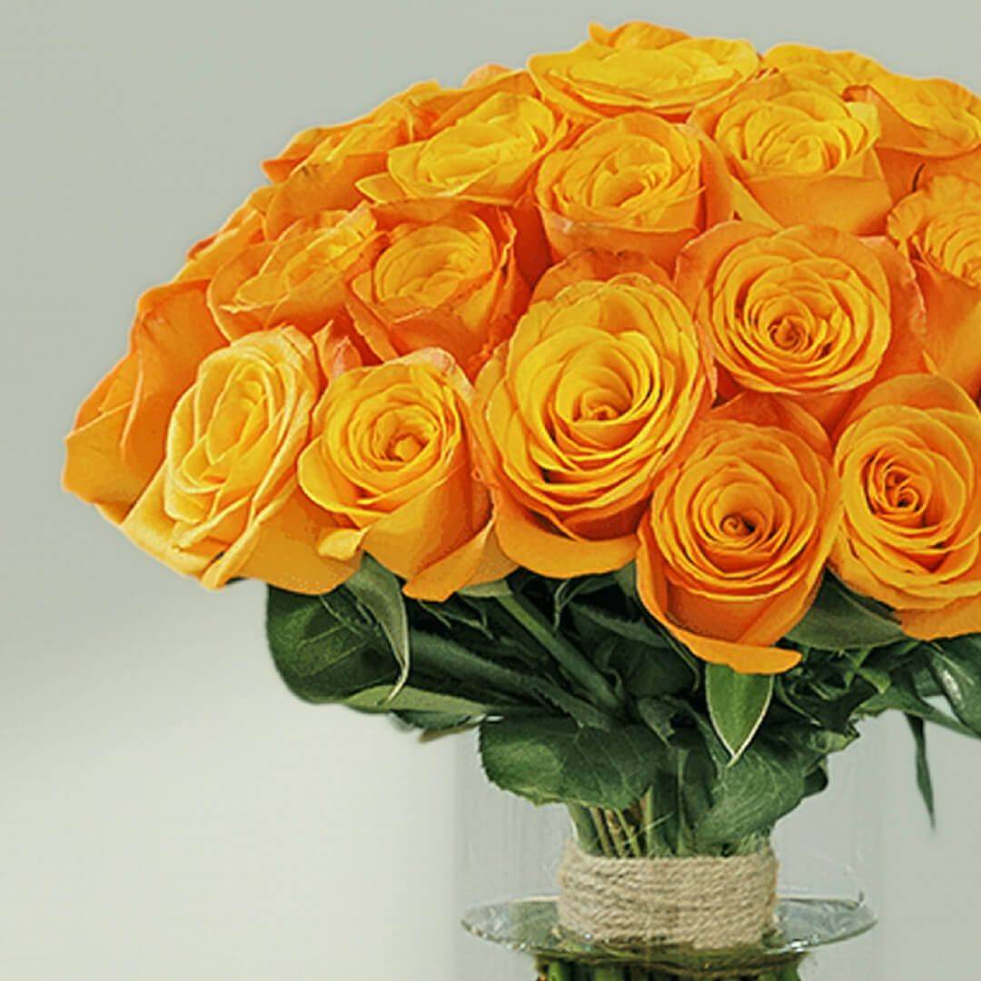 Bunch of Orange Roses - Image 3