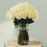 Elegant White Rose Vase