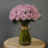 Bunch of Purple Rose in Vase