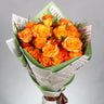 Charming Orange Rose Bouquet