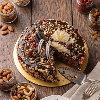 1/2 Kg Chocolate Truffle Dry Fruit Cake