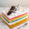 Colourful Rainbow Layer Cake (1/2kg)