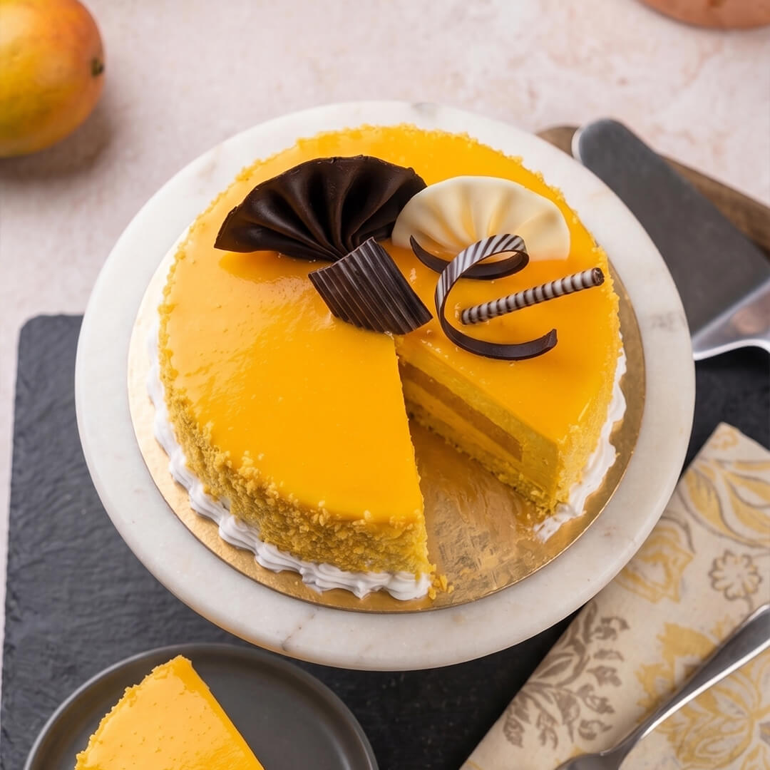 Creamy Tropical Mango Cake - 1/2kg
