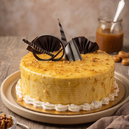 Crunchy Caramel Butterscotch Cake 1/2 Kg