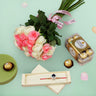Elegant Blossom and Delight Rakhi Combo