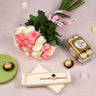 Elegant Blossom and Delight Rakhi Combo