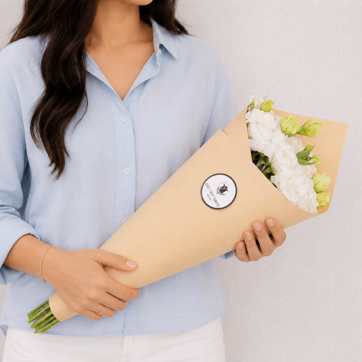 Eustoma (Lisianthus) flowers by stem