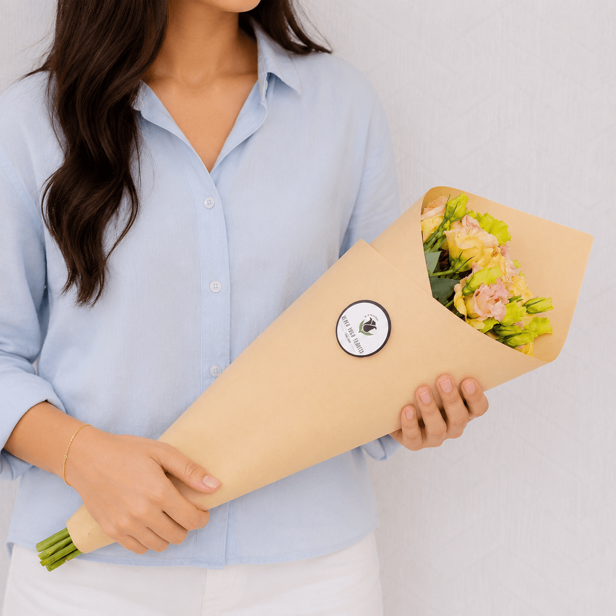 Eustoma (Lisianthus) flowers by stem