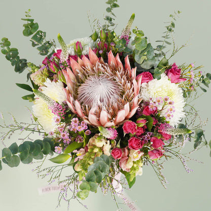 Exotic King Protea bouquet with fresh protea flowers arranged elegantly