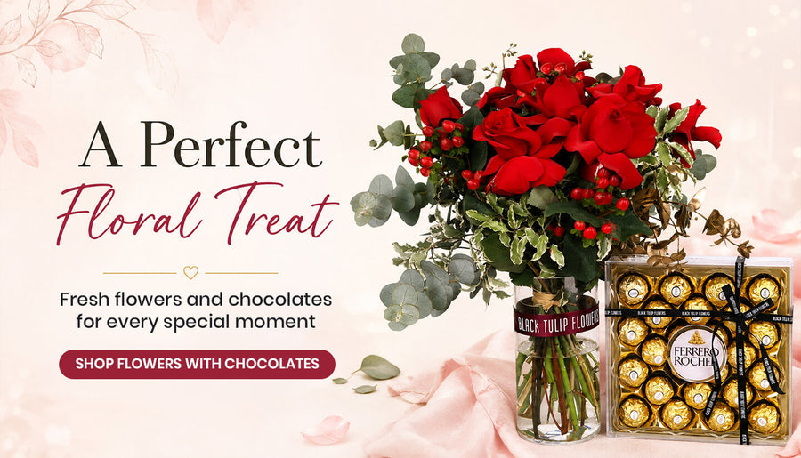 Flowers with Chocolates