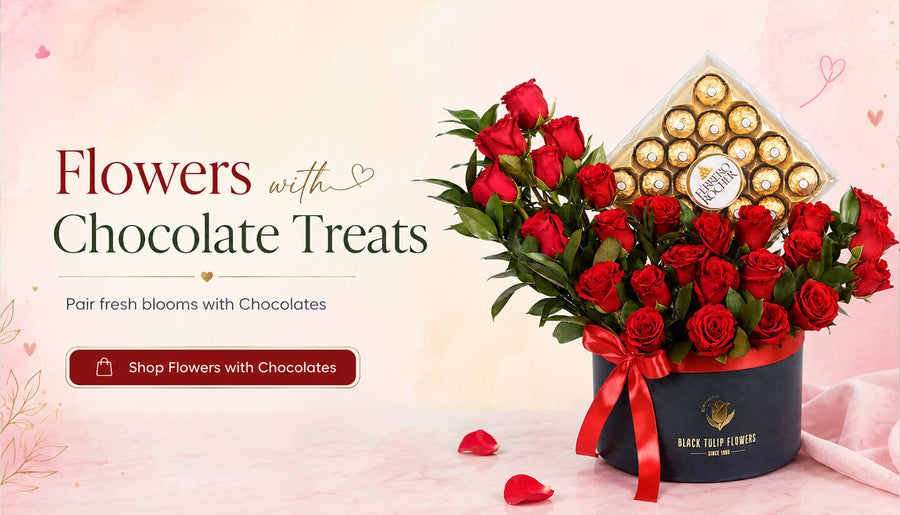 Flowers with Chocolates