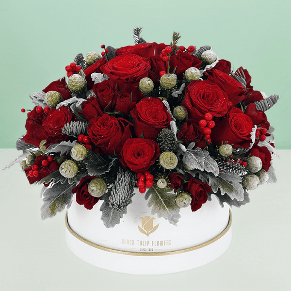 Holiday Box of Flowers - Image 1