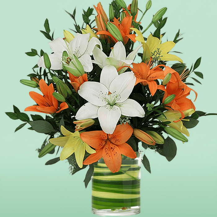 Mix Lily in Vase