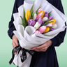 Mixed Hue Fresh Tulip Bouquet