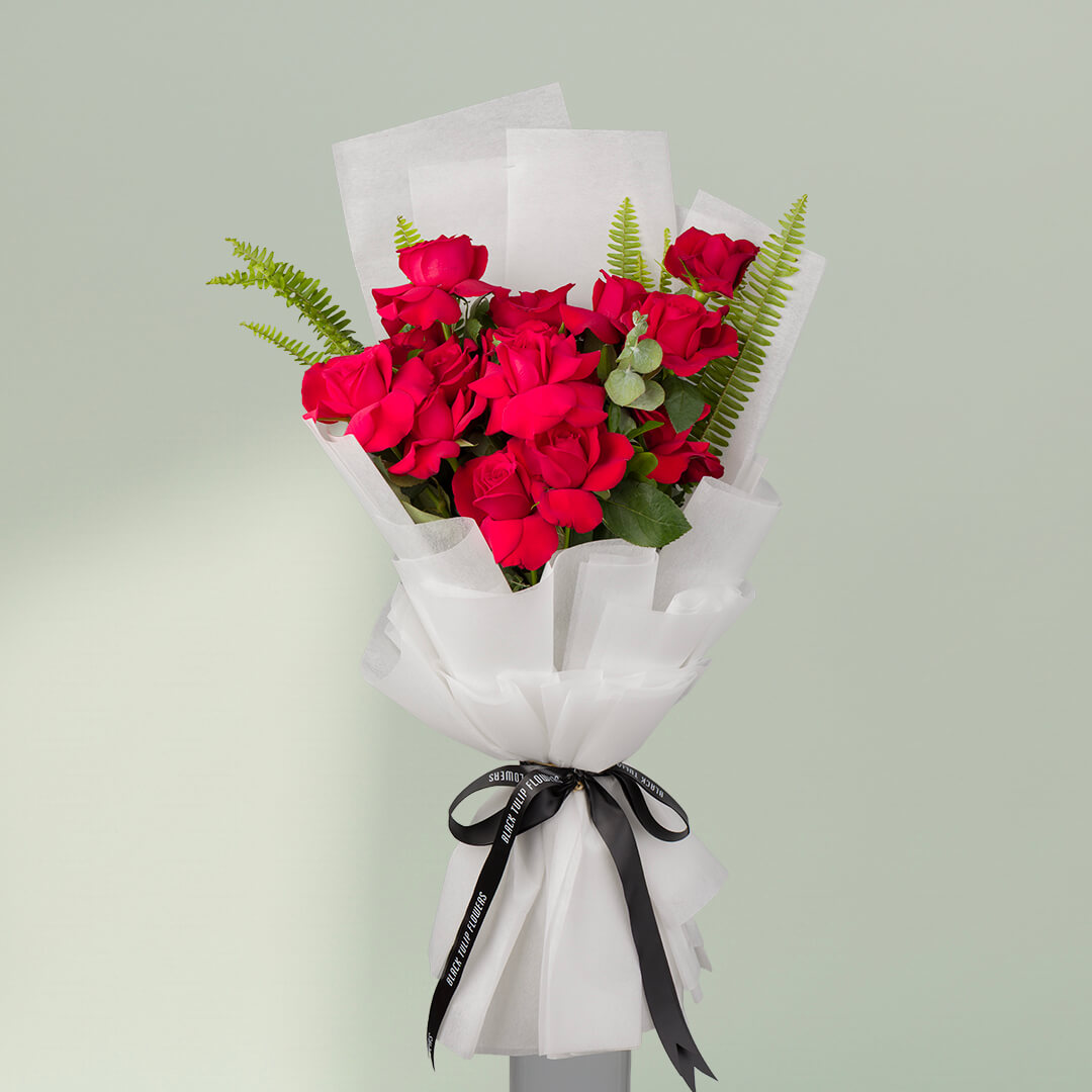 My Valentine red rose bouquet delivery in Bangalore