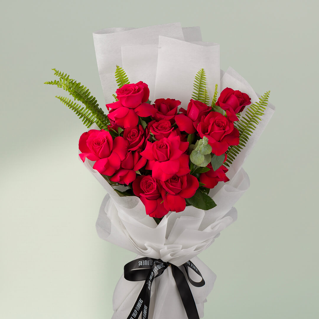 My Valentine red rose bouquet delivery in Bangalore