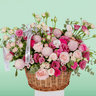 Elegant Garden Bloom Basket