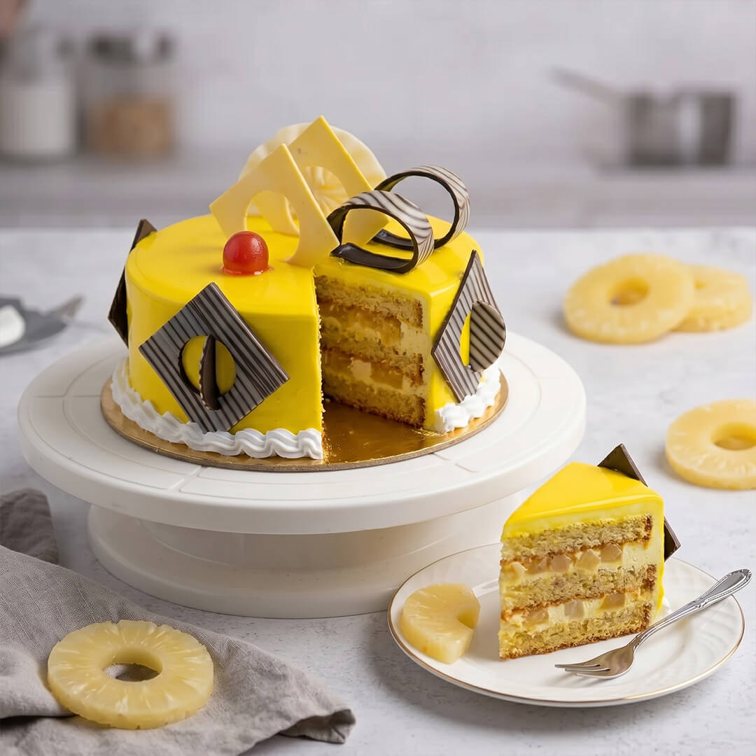 Pineapple Flavour Cake - 1/2kg