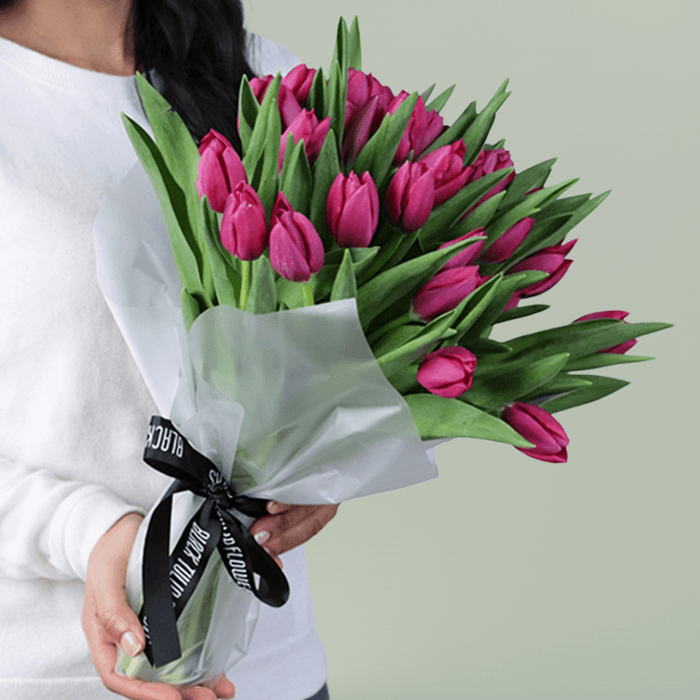 Pink Tulip Bouquet for Mom