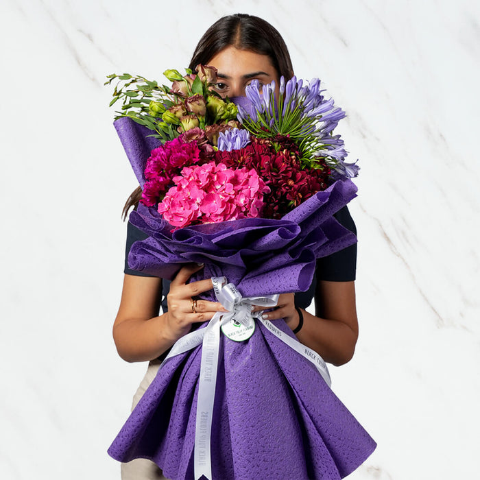 Purple Garden Elegance Bouquet