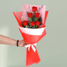 Romance - 6 Stem Red Rose Bouquet