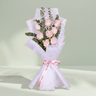 Rosé Envy: 8 Pink Roses Bouquet