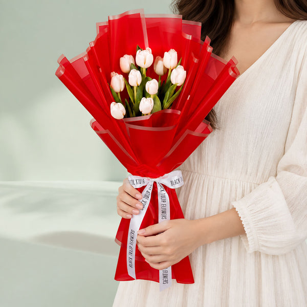 Tulip Luxe - 10 Stem White Tulips