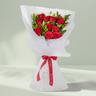 Ruby Red - 10 Red Roses Bouquet