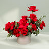 Scarlet Rose Eucalyptus Flower Box