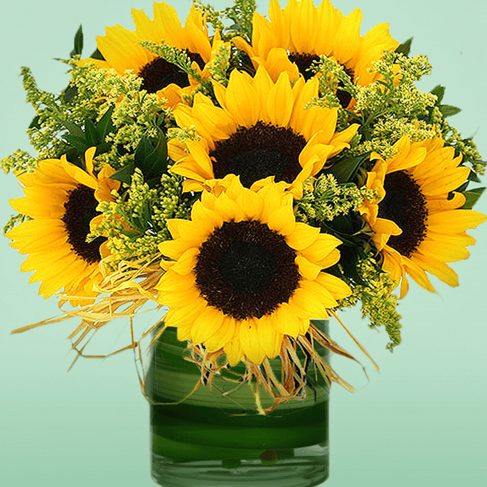 Sunny Sunflowers Vase Arrangement