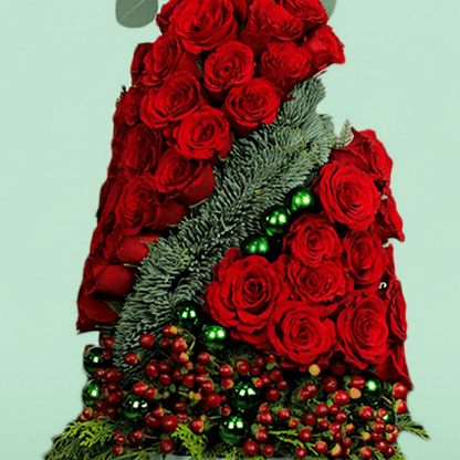 Christmas Present - Tree Shaped - christmas rose plant - Image 3