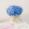Serene Blue Hydrangea Flower Box