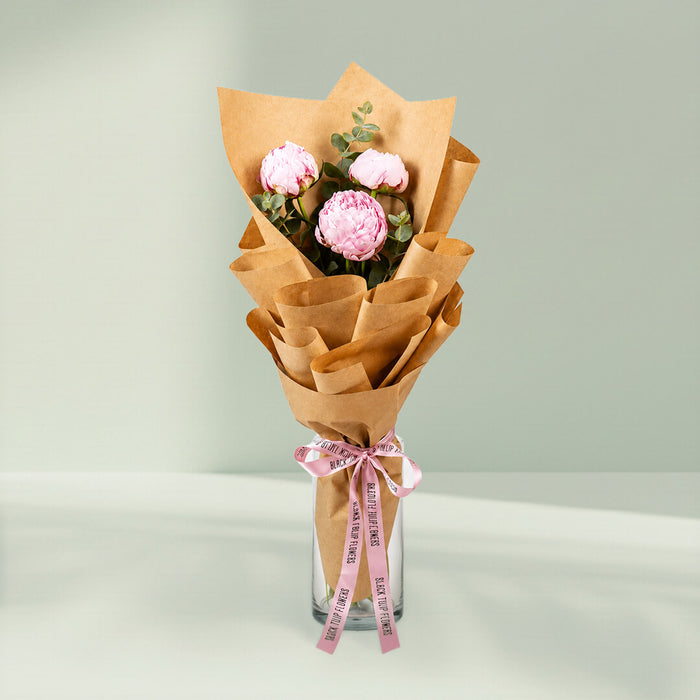 Blushing Peony Trio Bouquet