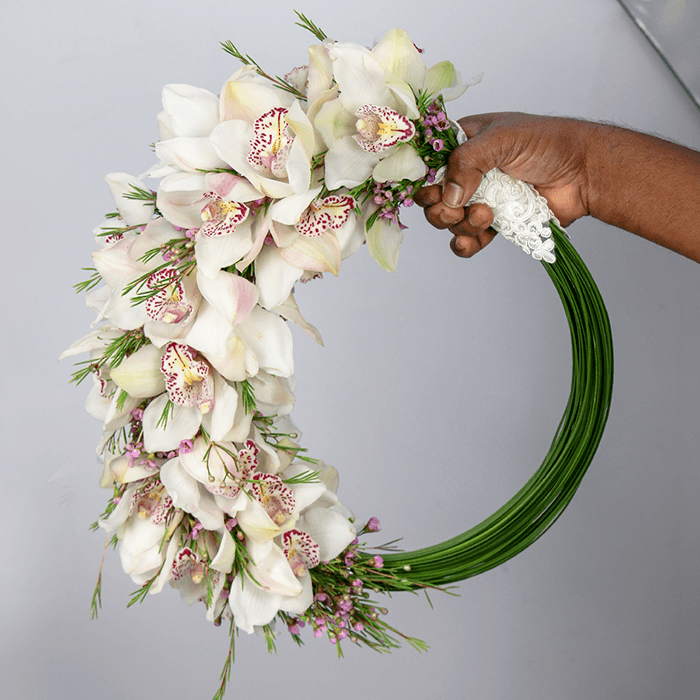 White Orchid Bridal Bouquet