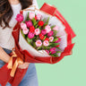 40-Stem Colourful Tulip Bouquet