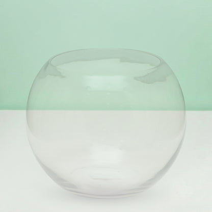 Crystal Globe Glass Vase 20 cm